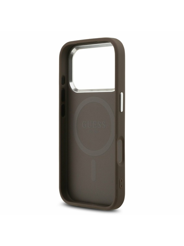 Guess Guess 4G MagSafe Zadnji Ovitek za iPhone 17 Pro Brown