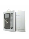 Guess Guess PU 4G Metal Logo Strap Zadnji Ovitek za iPhone 17 Pro Max Black