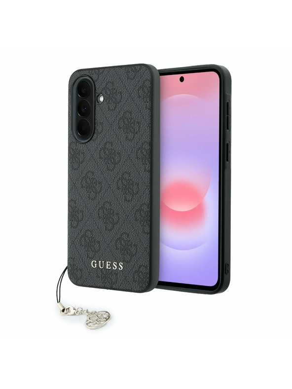 Guess Guess 4G Charm Zadnji Ovitek za Samsung Galaxy A37 Black