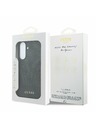 Guess Guess 4G Charm Zadnji Ovitek za Samsung Galaxy A37 Black