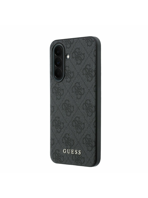 Guess Guess PU 4G Metal Classic Logo Zadnji Ovitek za Samsung Galaxy A37 Grey