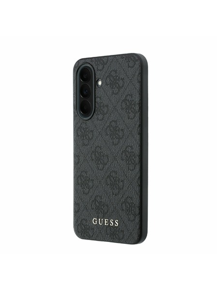 Guess Guess PU 4G Metal Classic Logo Zadnji Ovitek za Samsung Galaxy A37 Grey