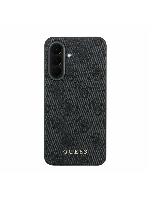 Guess Guess PU 4G Metal Classic Logo Zadnji Ovitek za Samsung Galaxy A37 Grey