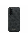 Guess Guess PU 4G Metal Classic Logo Zadnji Ovitek za Samsung Galaxy A37 Grey