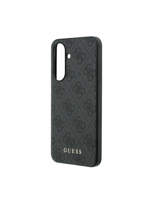 Guess Guess PU 4G Metal Classic Logo Zadnji Ovitek za Samsung Galaxy A37 Grey