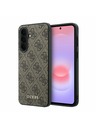Guess Guess PU 4G Metal Classic Logo Zadnji Ovitek za Samsung Galaxy A37 Brown