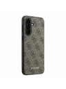Guess Guess PU 4G Metal Classic Logo Zadnji Ovitek za Samsung Galaxy A37 Brown