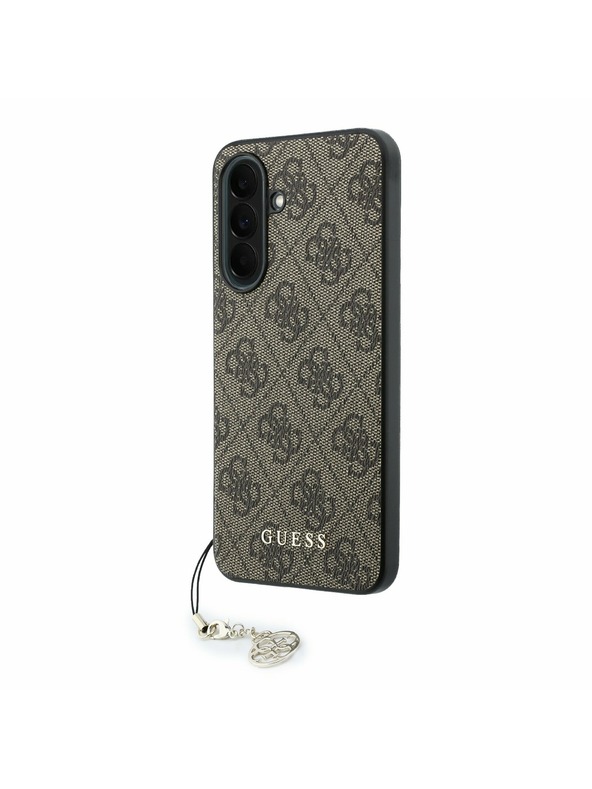 Guess Guess 4G Charm Zadnji Ovitek za Samsung Galaxy A37 Brown