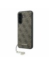Guess Guess 4G Charm Zadnji Ovitek za Samsung Galaxy A37 Brown