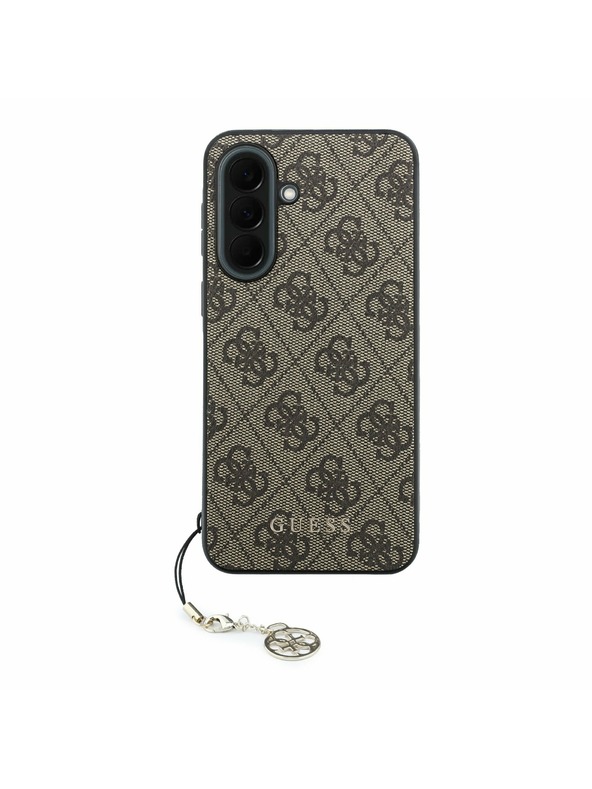 Guess Guess 4G Charm Zadnji Ovitek za Samsung Galaxy A37 Brown