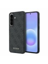 Guess Guess PU 4G Metal Classic Logo Zadnji Ovitek za Samsung Galaxy A57 Grey