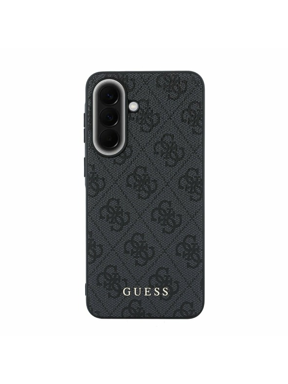 Guess Guess PU 4G Metal Classic Logo Zadnji Ovitek za Samsung Galaxy A57 Grey
