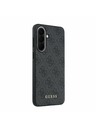 Guess Guess PU 4G Metal Classic Logo Zadnji Ovitek za Samsung Galaxy A57 Grey