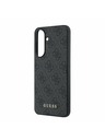 Guess Guess PU 4G Metal Classic Logo Zadnji Ovitek za Samsung Galaxy A57 Grey