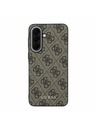 Guess Guess PU 4G Metal Classic Logo Zadnji Ovitek za Samsung Galaxy A57 Brown