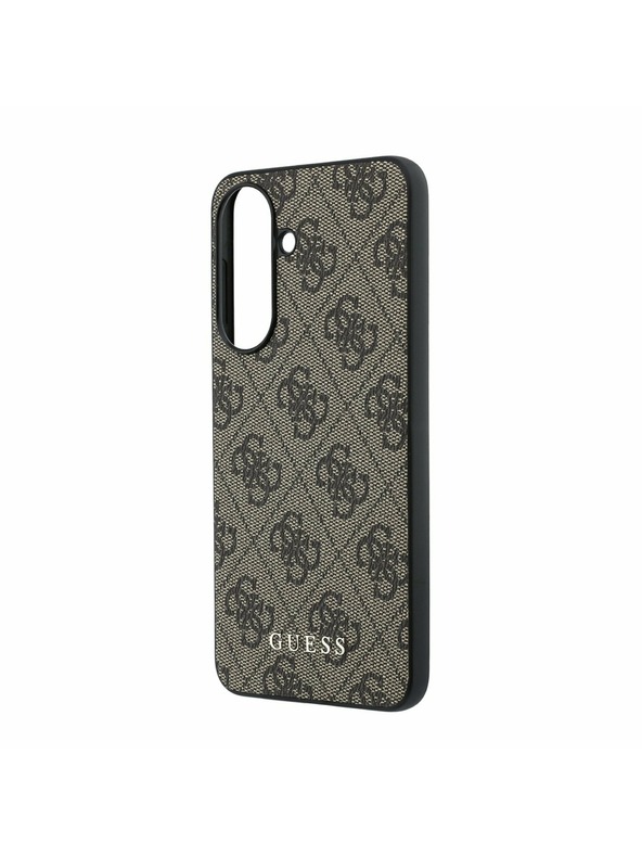 Guess Guess PU 4G Metal Classic Logo Zadnji Ovitek za Samsung Galaxy A57 Brown