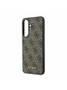 Guess Guess PU 4G Metal Classic Logo Zadnji Ovitek za Samsung Galaxy A57 Brown