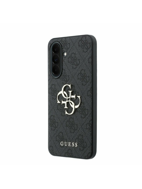 Guess Guess PU 4G Metal Logo Zadnji Ovitek za Samsung Galaxy A37 Grey