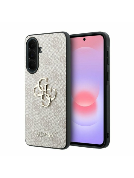 Guess Guess PU 4G Metal Logo Zadnji Ovitek za Samsung Galaxy A37 Pink