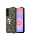 Guess Guess PU 4G Metal Logo Zadnji Ovitek za Samsung Galaxy A37 Brown