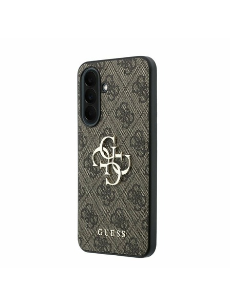 Guess Guess PU 4G Metal Logo Zadnji Ovitek za Samsung Galaxy A37 Brown