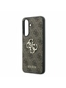 Guess Guess PU 4G Metal Logo Zadnji Ovitek za Samsung Galaxy A37 Brown