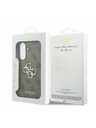 Guess Guess PU 4G Metal Logo Zadnji Ovitek za Samsung Galaxy A37 Brown