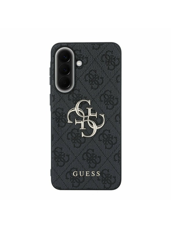 Guess Guess PU 4G Metal Logo Zadnji Ovitek za Samsung Galaxy A57 Grey