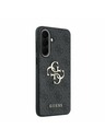 Guess Guess PU 4G Metal Logo Zadnji Ovitek za Samsung Galaxy A57 Grey