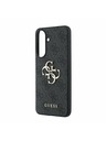 Guess Guess PU 4G Metal Logo Zadnji Ovitek za Samsung Galaxy A57 Grey
