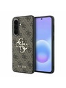 Guess Guess PU 4G Metal Logo Zadnji Ovitek za Samsung Galaxy A57 Brown