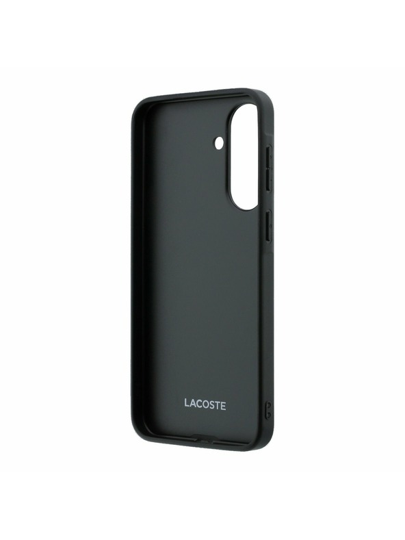 Lacoste Lacoste Iconic Petit Pique Woven Logo MagSafe Zadnji Ovitek za Samsung Galaxy A37 Black