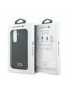 Lacoste Lacoste Iconic Petit Pique Woven Logo MagSafe Zadnji Ovitek za Samsung Galaxy A37 Black