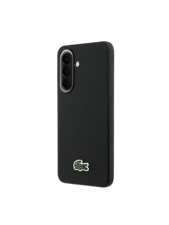 Lacoste Lacoste Iconic Petit Pique Woven Logo MagSafe Zadnji Ovitek za Samsung Galaxy A57 Black