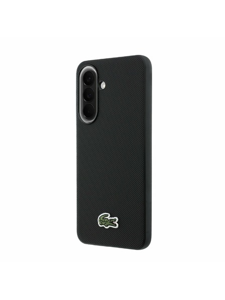 Lacoste Lacoste Iconic Petit Pique Woven Logo MagSafe Zadnji Ovitek za Samsung Galaxy A57 Black