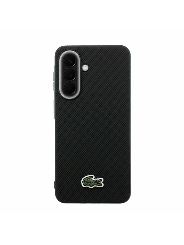 Lacoste Lacoste Iconic Petit Pique Woven Logo MagSafe Zadnji Ovitek za Samsung Galaxy A57 Black