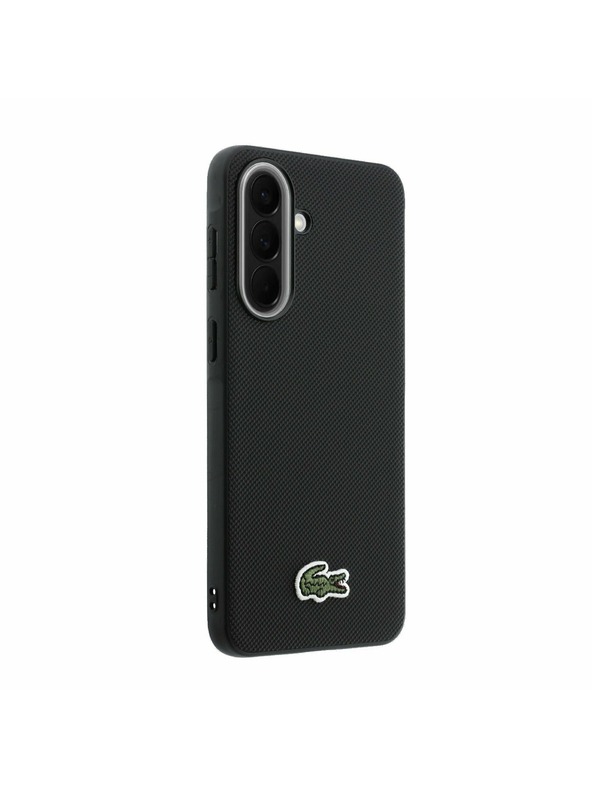 Lacoste Lacoste Iconic Petit Pique Woven Logo MagSafe Zadnji Ovitek za Samsung Galaxy A57 Black