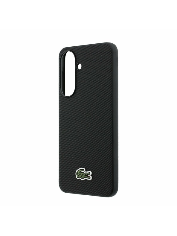 Lacoste Lacoste Iconic Petit Pique Woven Logo MagSafe Zadnji Ovitek za Samsung Galaxy A57 Black