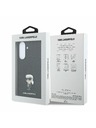 Karl Lagerfeld Karl Lagerfeld Fixed Glitter Metal Ikonik Zadnji Ovitek za Samsung Galaxy A37 Black