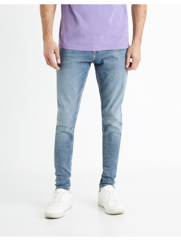 Celio Svetlomodre moške kavbojke ozkega kroja Celio Foskinny1