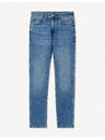 Celio Modre moške kavbojke ravnega kroja Celio C15 Stlmaille