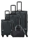 Travelite Set potovalnih kovčkov Travelite Corsiica S,M,L,BB Crna