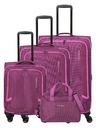 Travelite Set potovalnih kovčkov Travelite Corsiica S,M,L,BB Roza