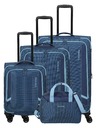 Travelite Set potovalnih kovčkov Travelite Corsiica S,M,L,BB Modra