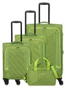 Travelite Set potovalnih kovčkov Travelite Corsiica S,M,L,BB Sveža zelena
