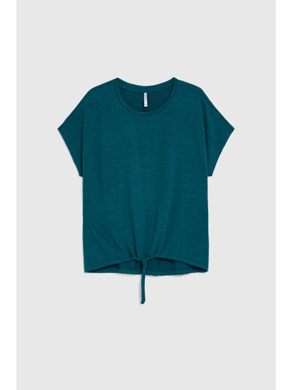 Moodo Bluza s kratkimi rokavi zelena Moodo