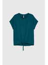 Moodo Bluza s kratkimi rokavi zelena Moodo