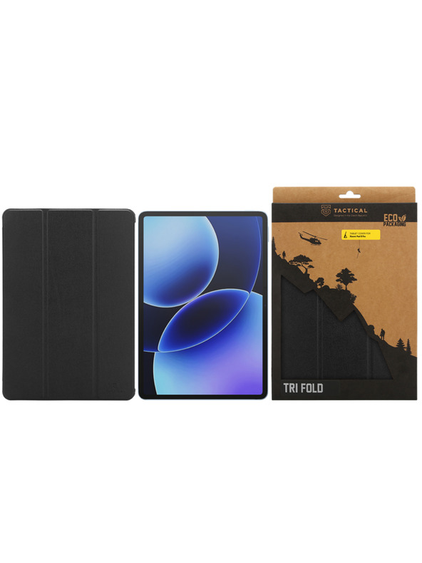 Tactical Tactical Book Tri Fold Torbica za Xiaomi Pad 8 Pro Black