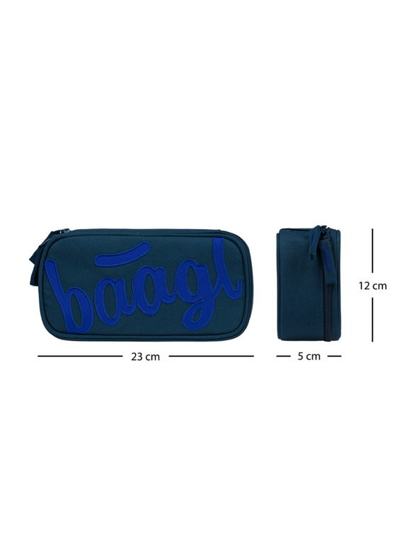 BAAGL  BAAGL Šolski svinčnik etui Logo modra GRS