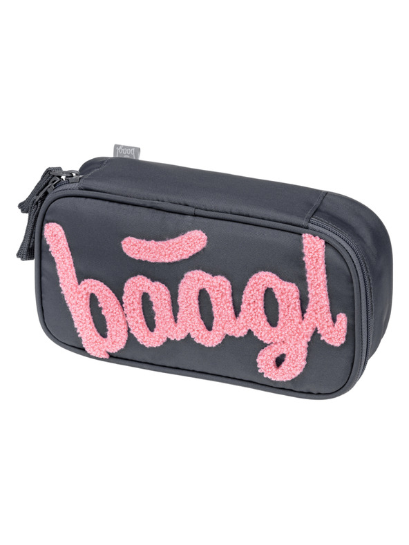 BAAGL  BAAGL Šolska peresnica etui Logo roza GRS